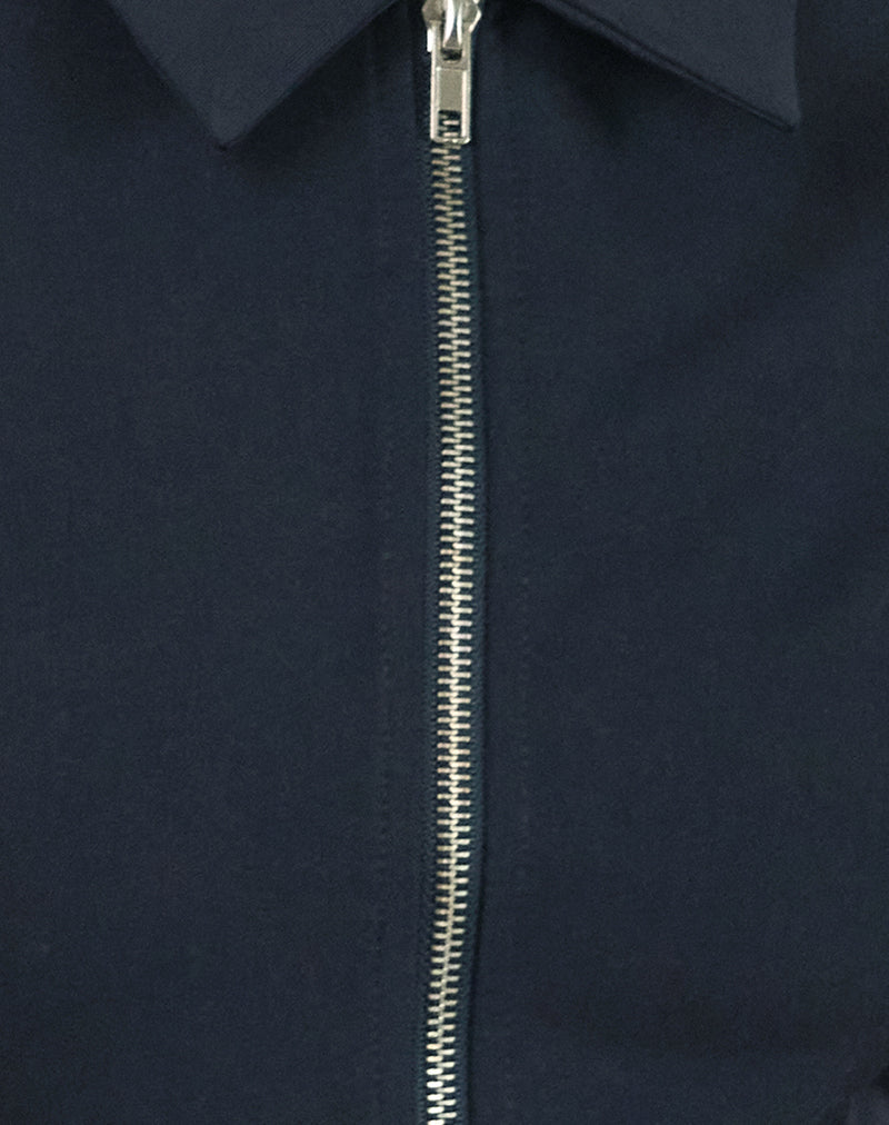 Janae Vest Top in Tailoring Navy