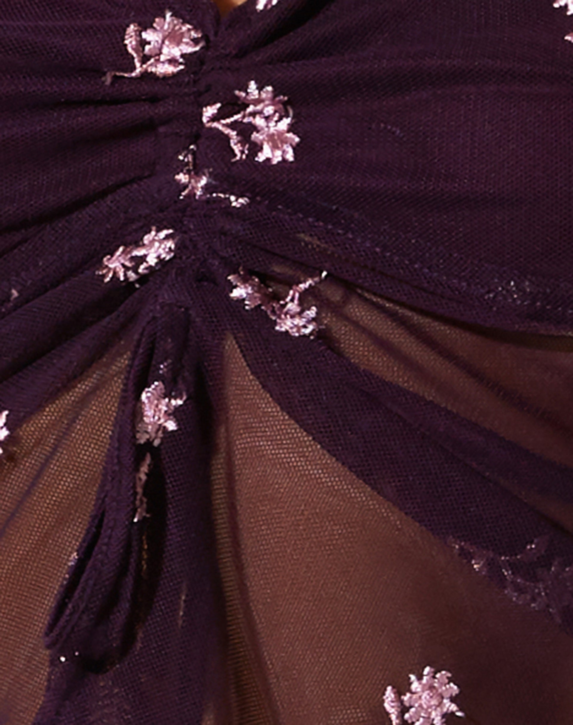 Jastri Top in Plum Daisy Embro