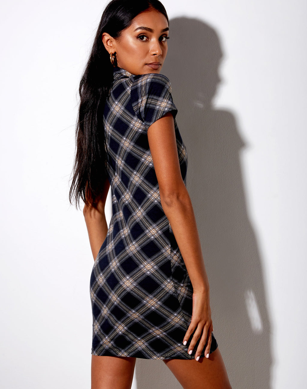 Jeeves T-Shirt dress in 20's Black and Grey