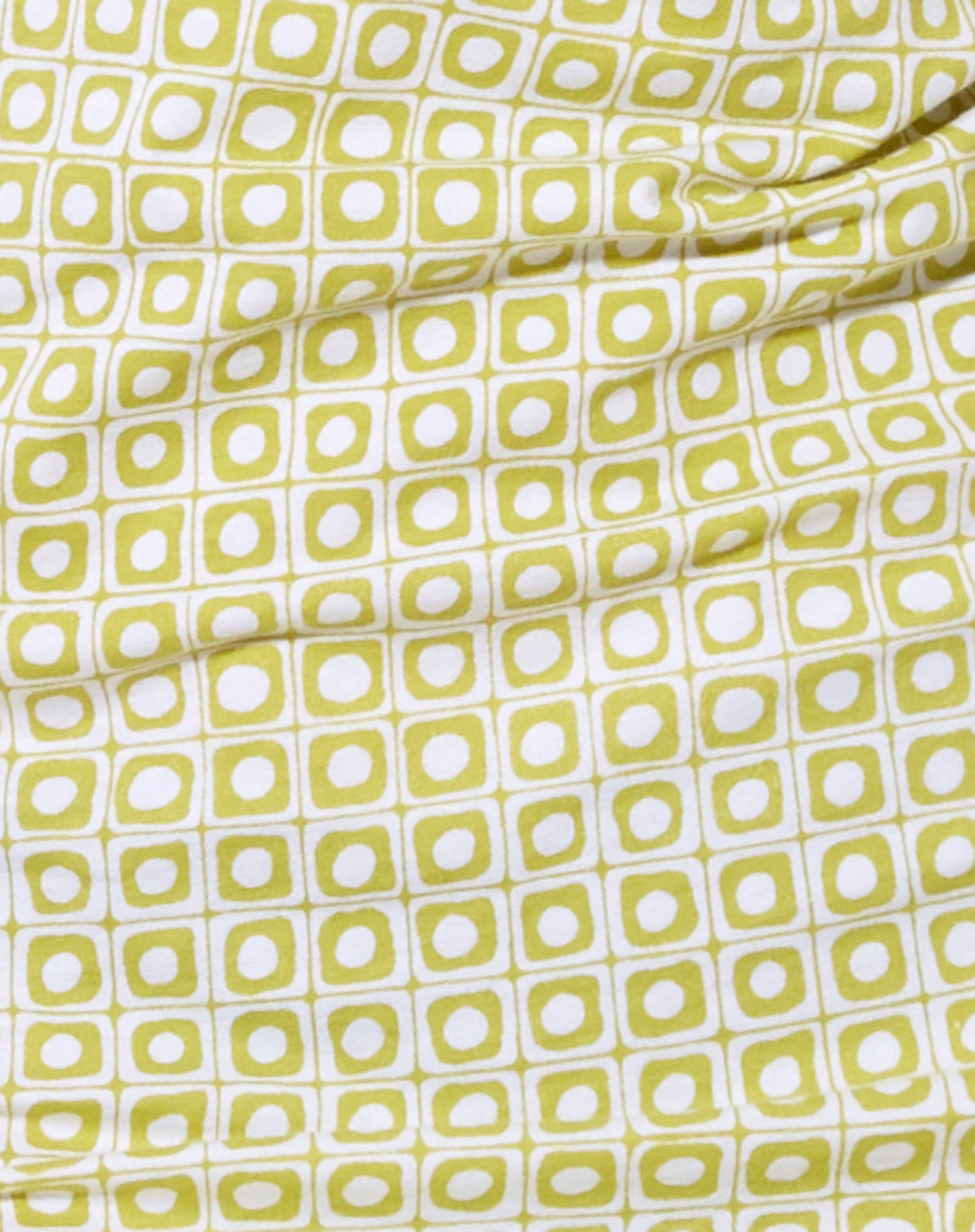 Jelita Mini Dress in Green Geo Retro