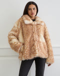 Joji Jacket in Beige Bambi Print