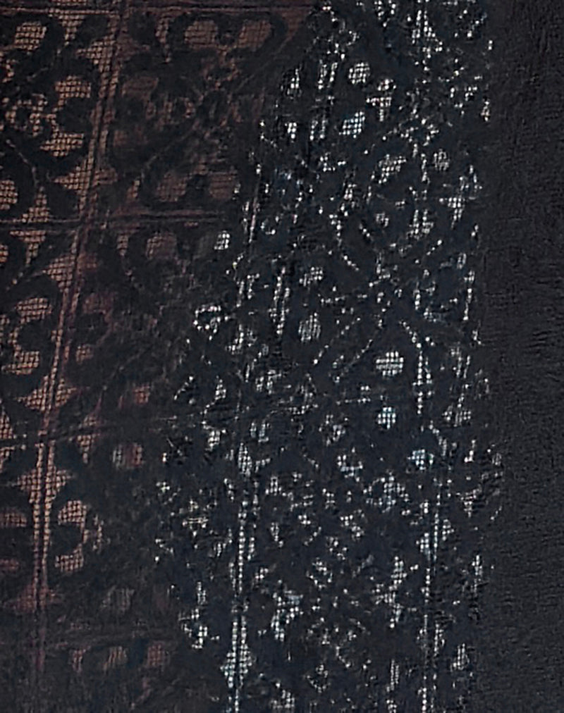 Layla Maxi Skirt in Clover Lace Black