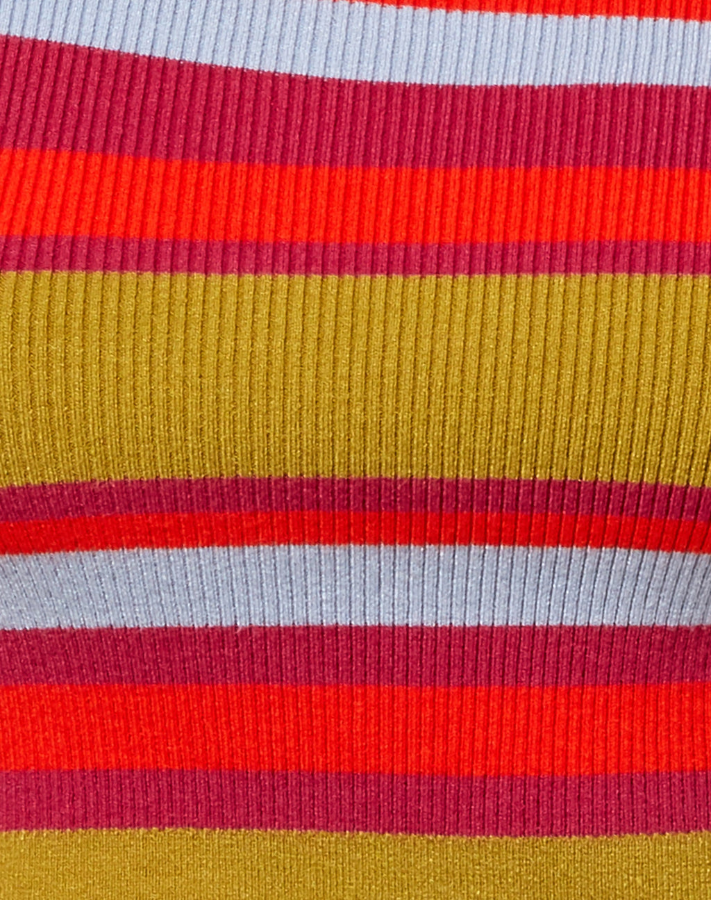 Jiony Vest Top in Stripe Palm Orange Purple and Blue