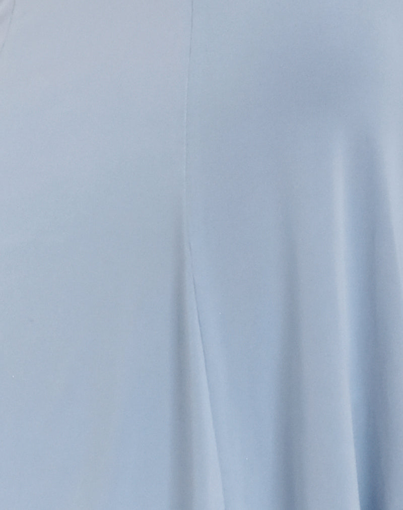 Kadence Midi Skirt in Slinky Sky Blue