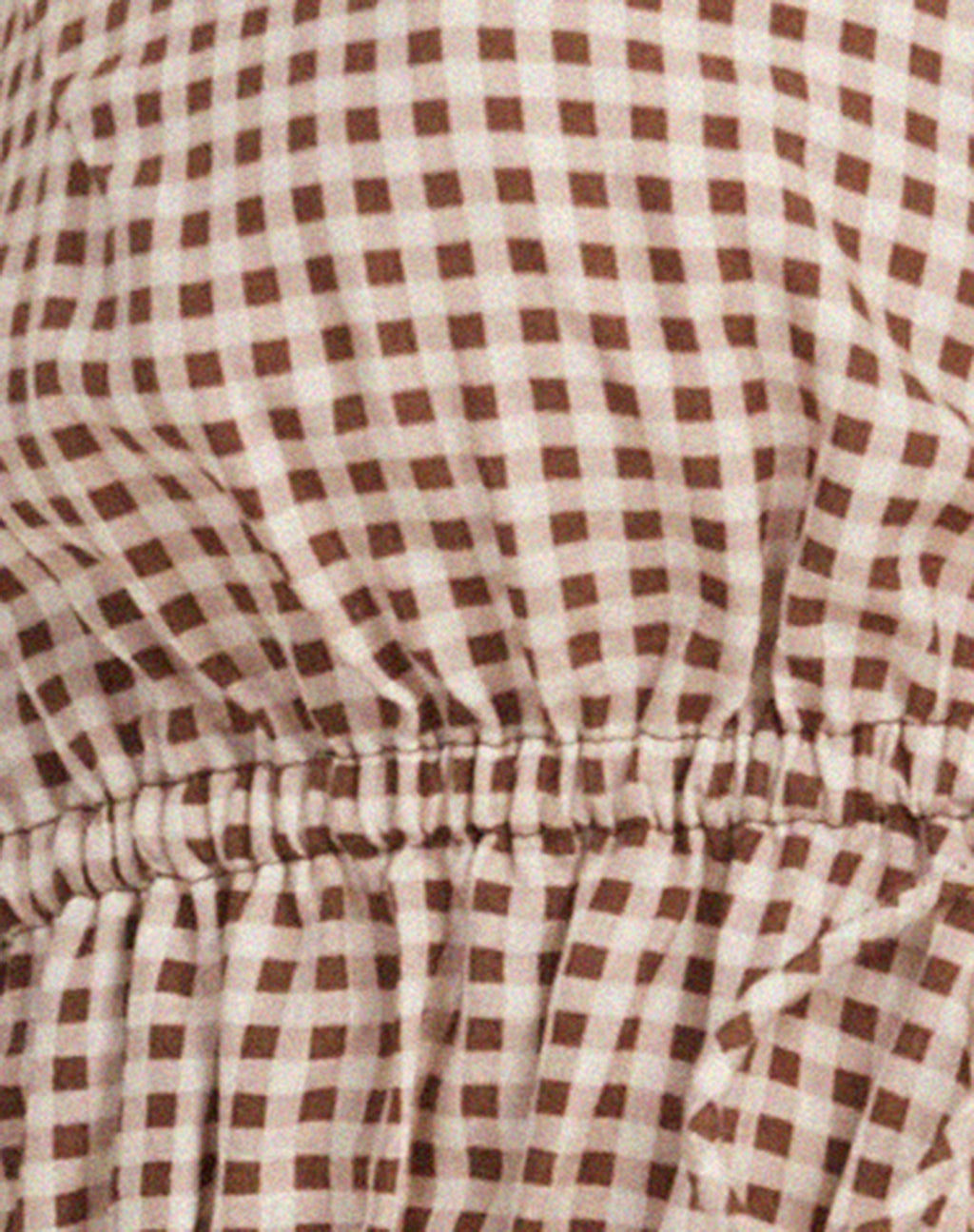 Kayson Crop Top in Mini Gingham