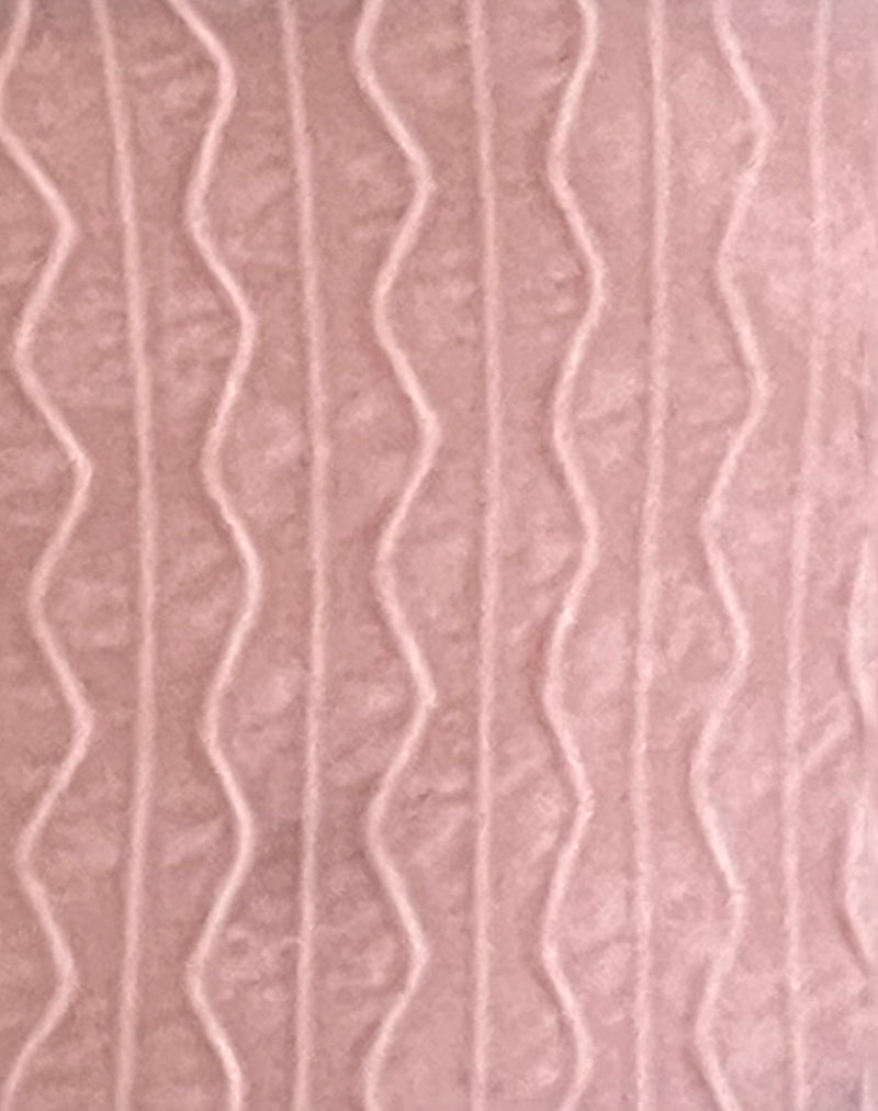 Kazi Bardot Top in Crinkle Pink