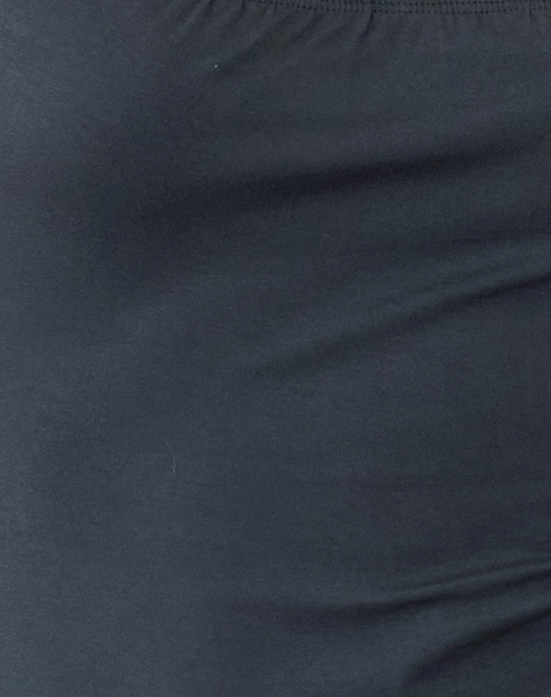 Keitha Mini Dress in Jersey Ocean Storm