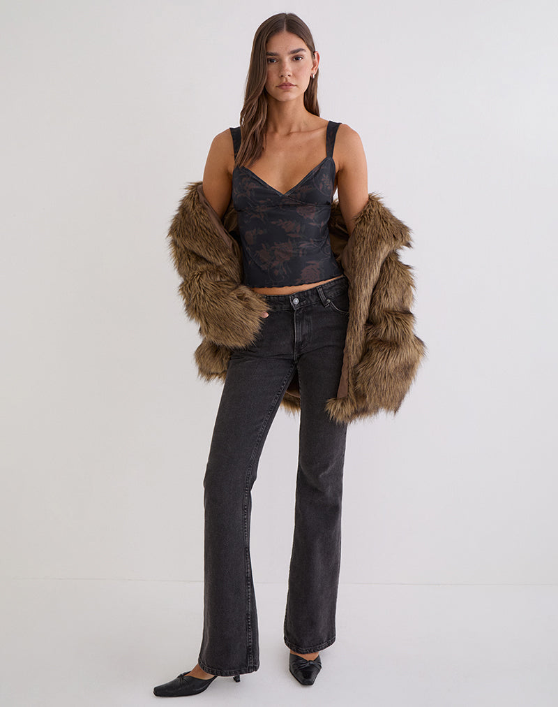 Khory Cami Top in Dynamic Rose