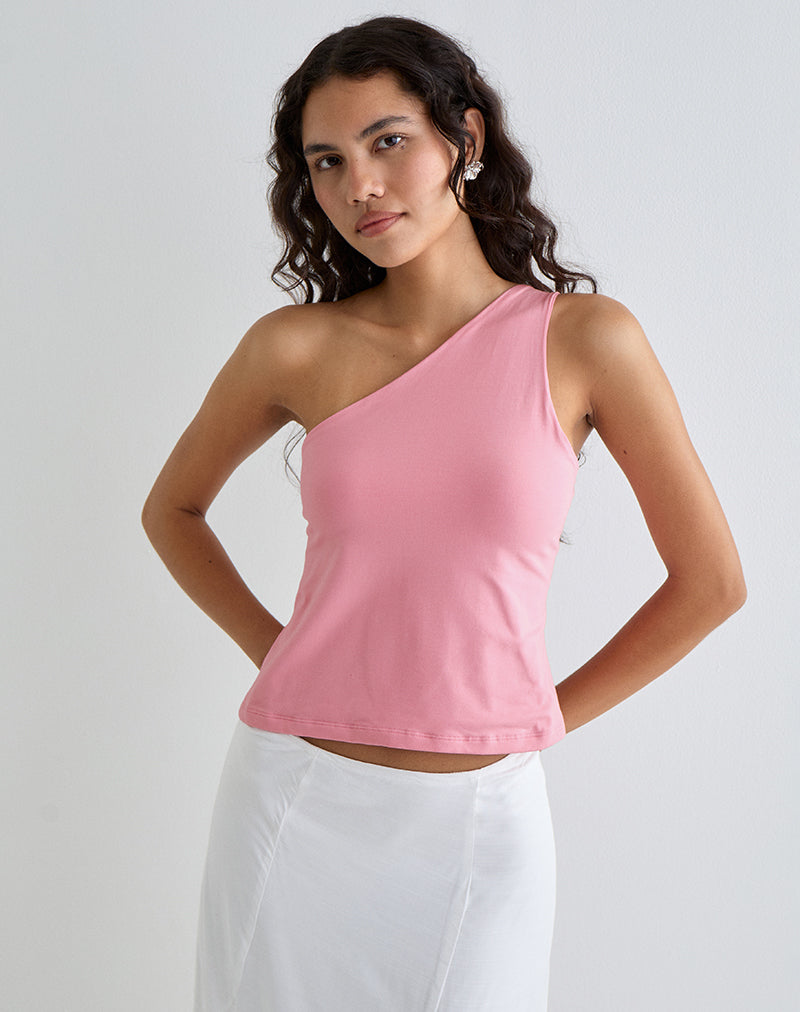 Klazari Top in Rayon Jersey Ballet Pink
