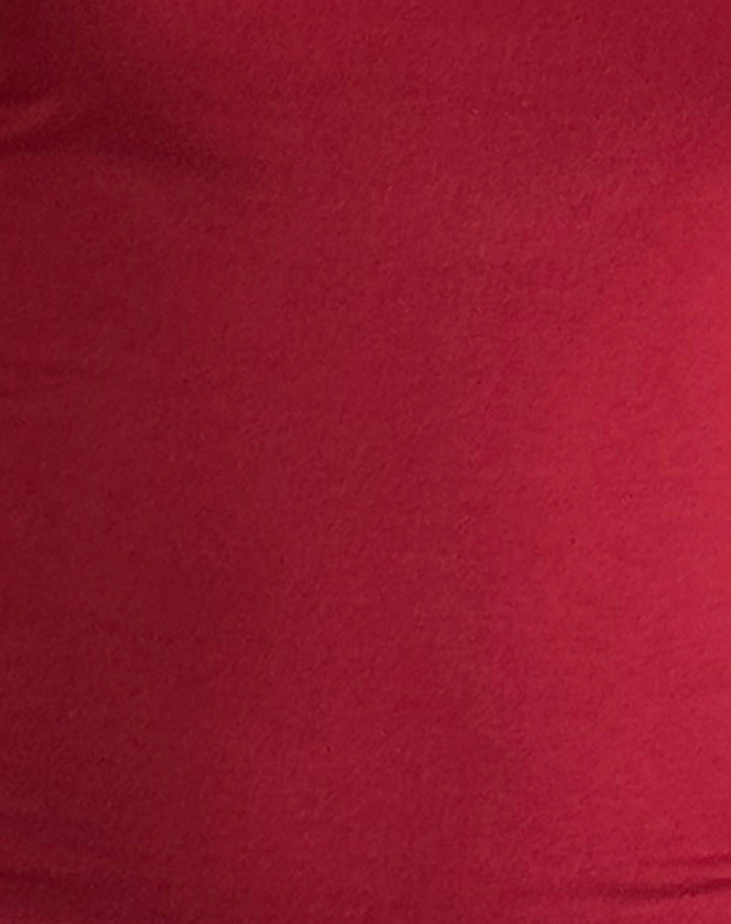 Korby Long Sleeve Top in Adrenaline Red