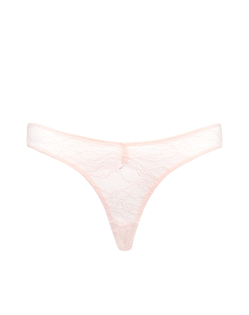 Kukila Brazilian Knicker in Marys Rose Lace Pink