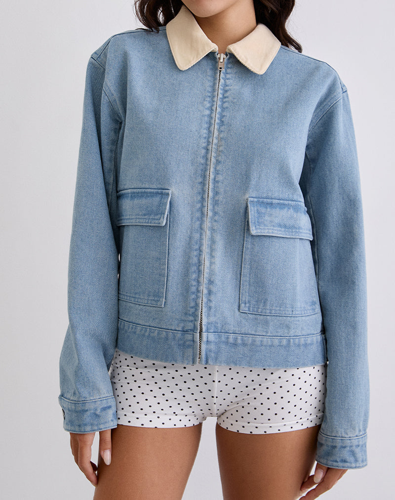 Kahyun Jacket in Denim Light Wash