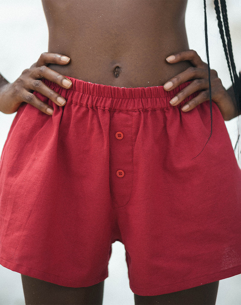 Laboxe Shorts in Adrenaline Red