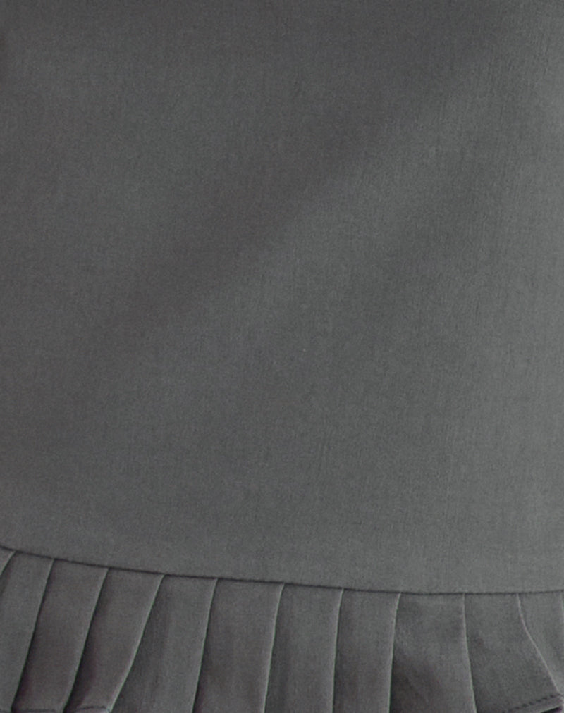 Lavena Top in Tailoring Slate Grey