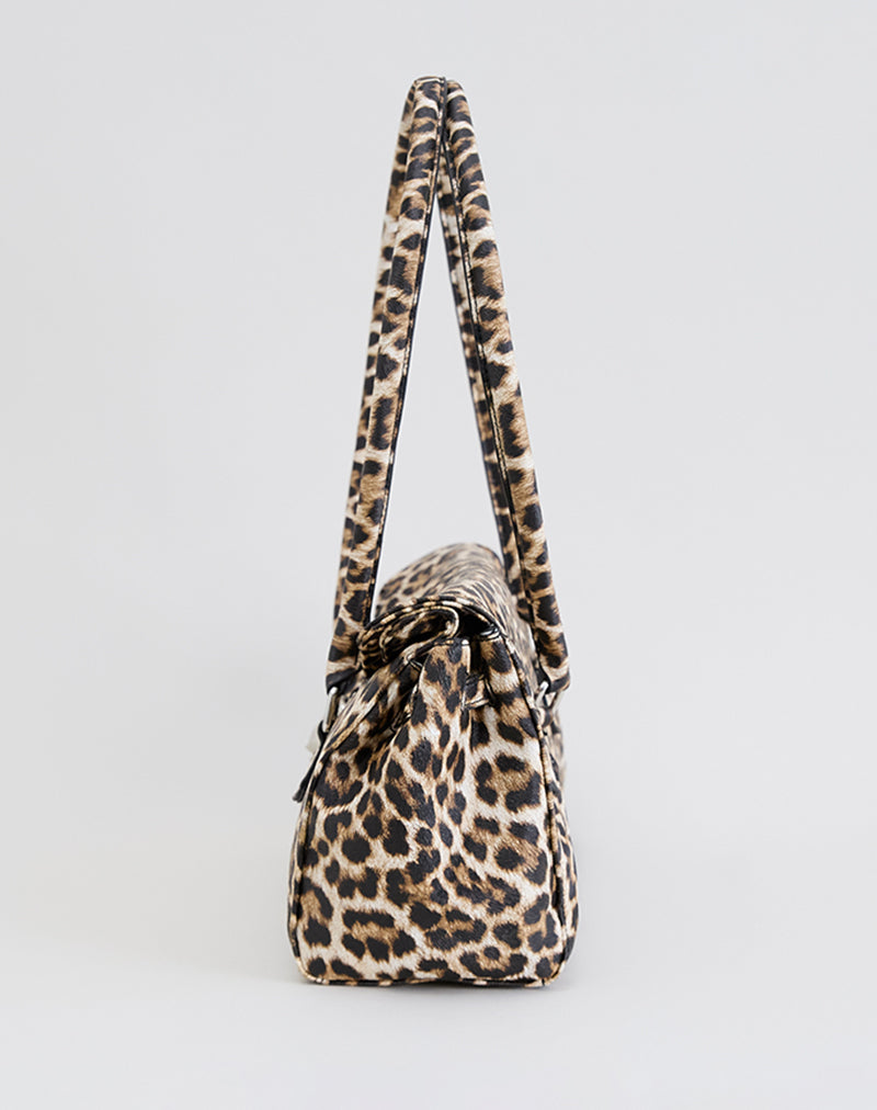 Shoulder Bag in Leopard Print