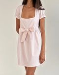 Leshiana Mini Dress in Poplin Light Pink