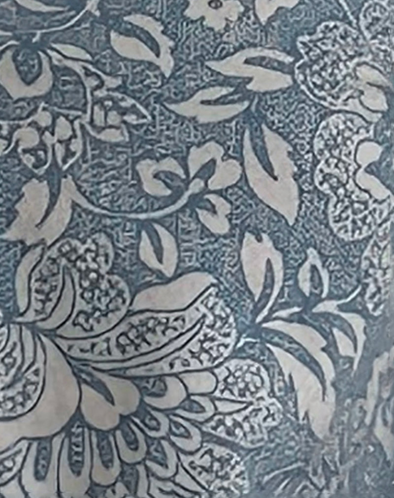 Libby Cardi in Blue Ornate Print Lycra