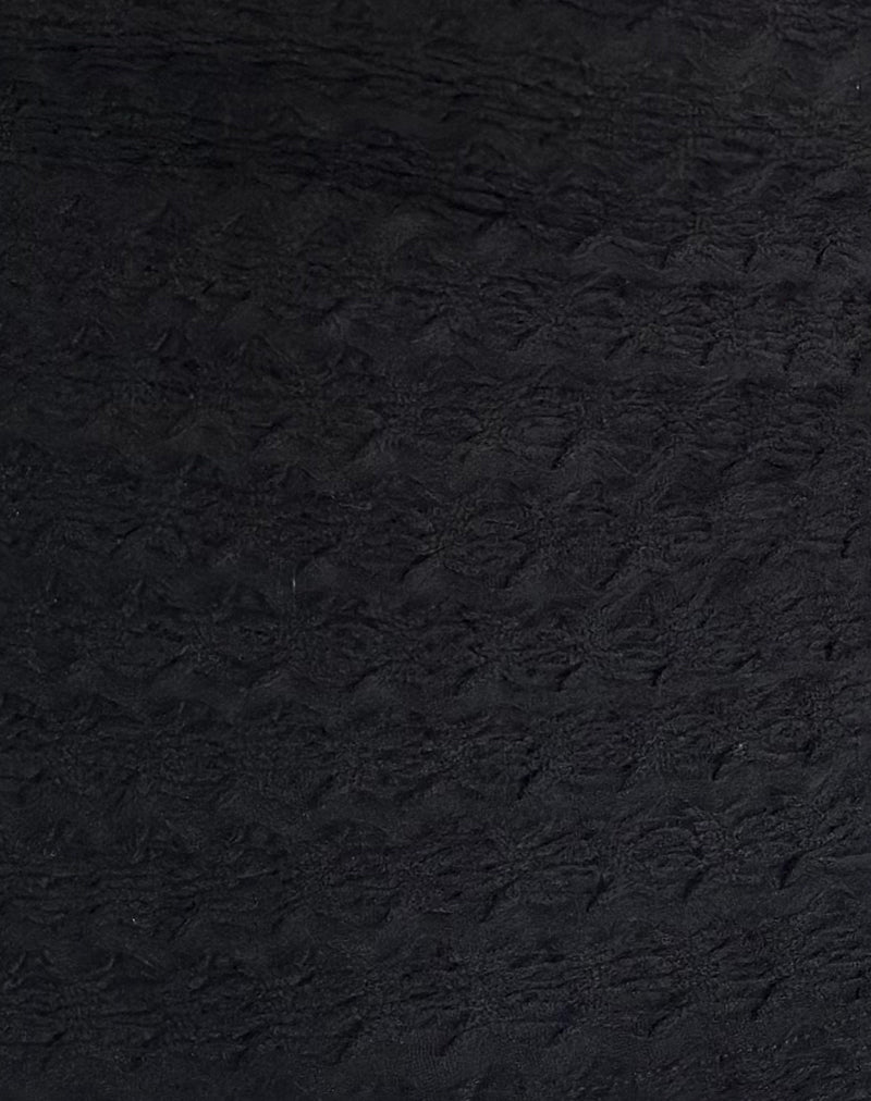 Lindsay Top in Textured Black