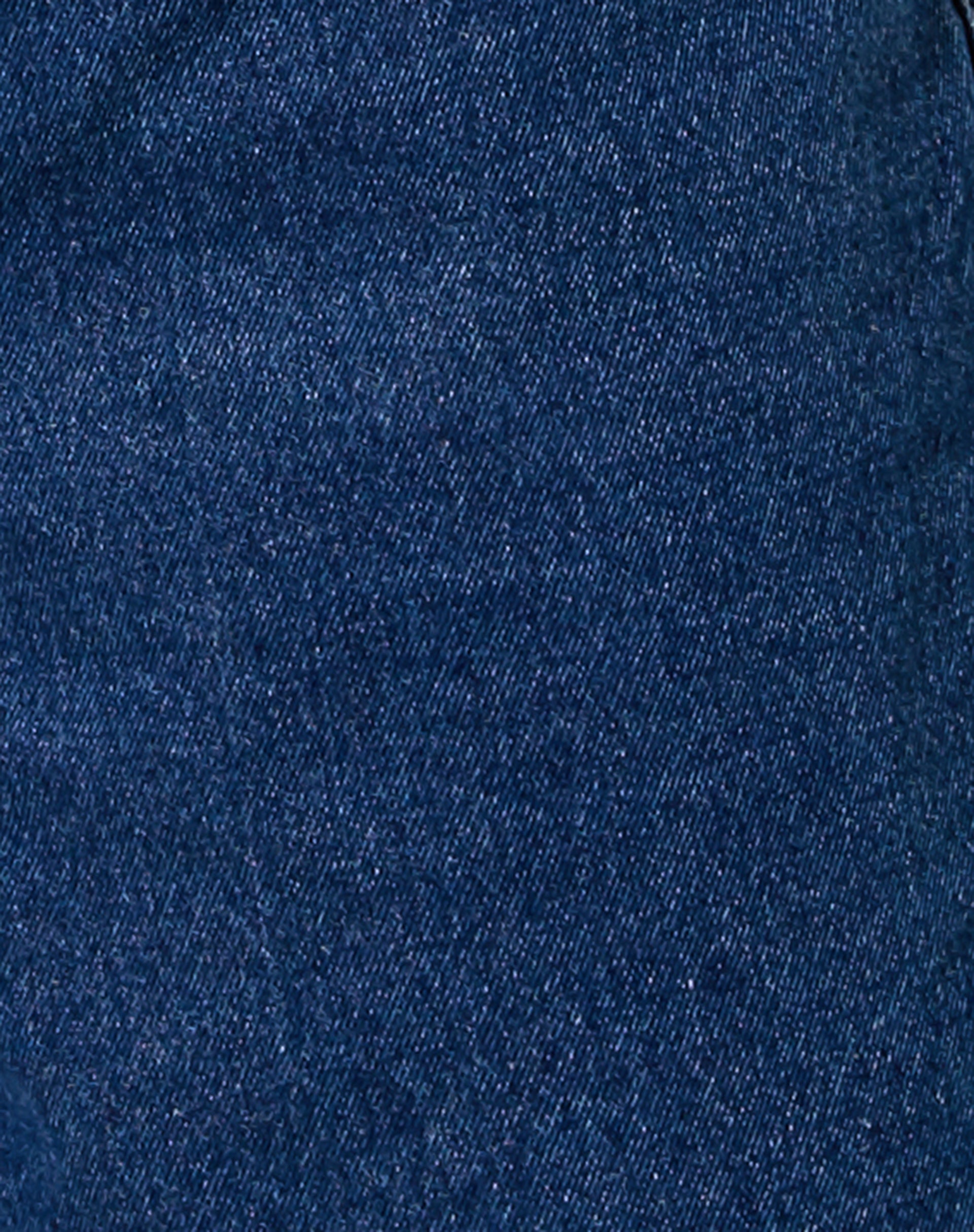 Loose Fit Denim Short in Classic Blue