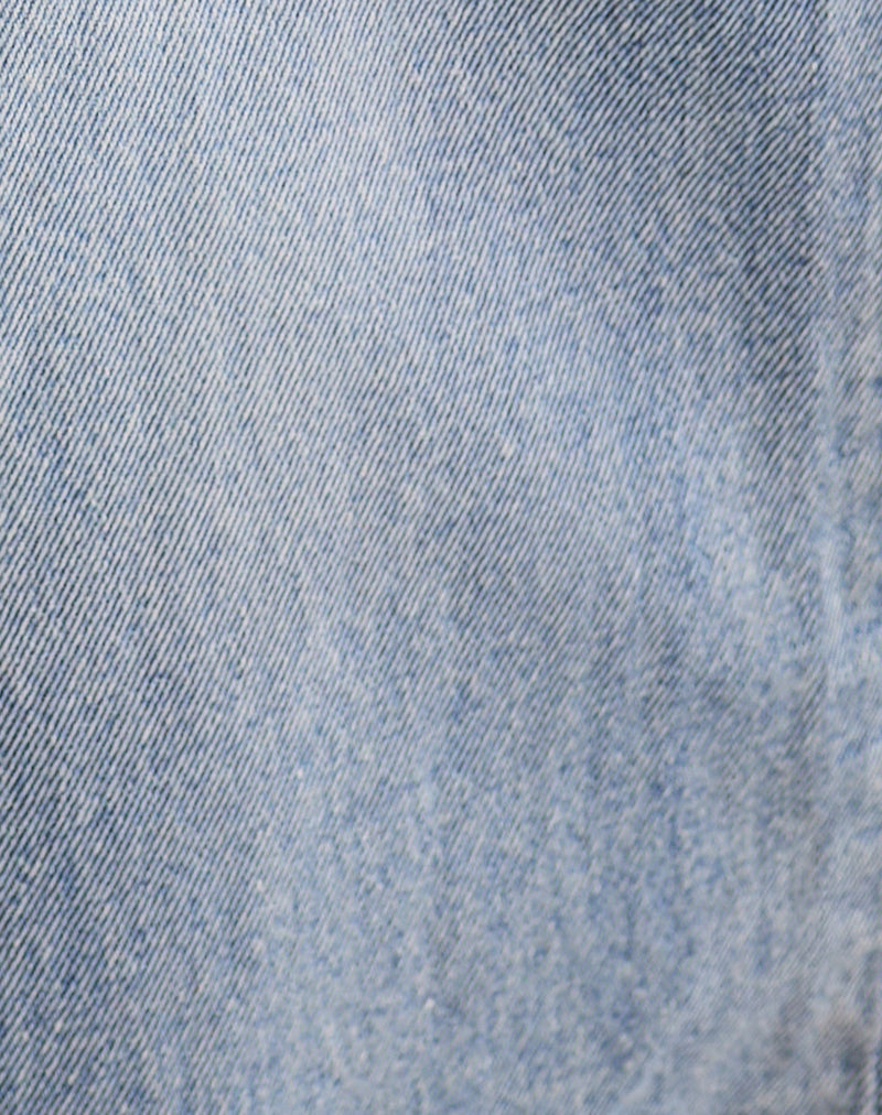 Low Rise Roomy Jeans in Extreme Rip Vintage Blue