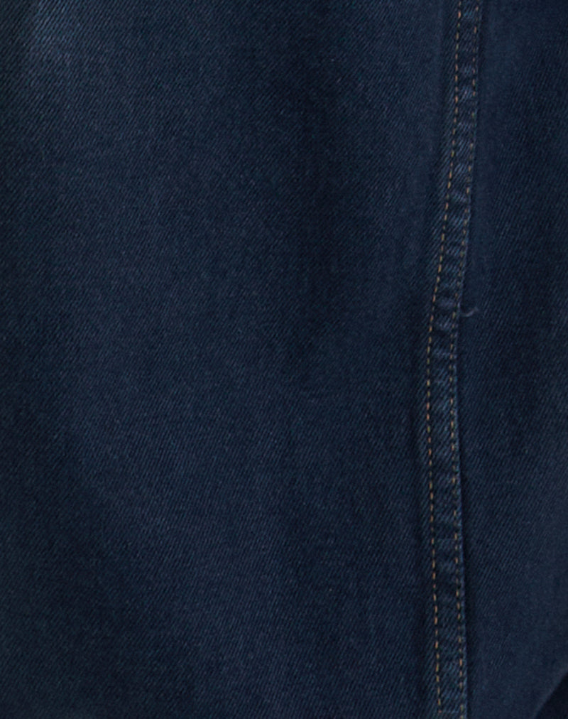 Low Rise Roomy Jeans in Smokey Blue