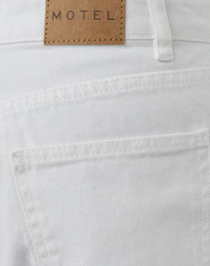 Low Rise Roomy Jeans in True White