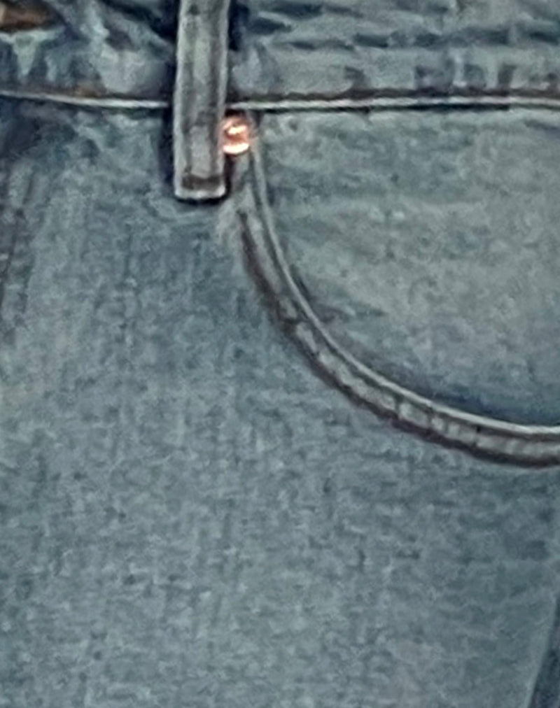 Low Rise Roomy Jeans in Vintage Bleach