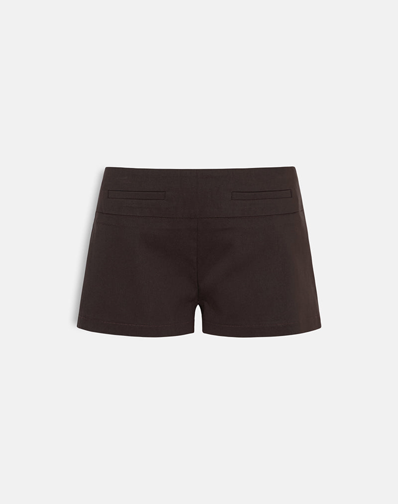 Lucen Mini Short in Tailoring Brown