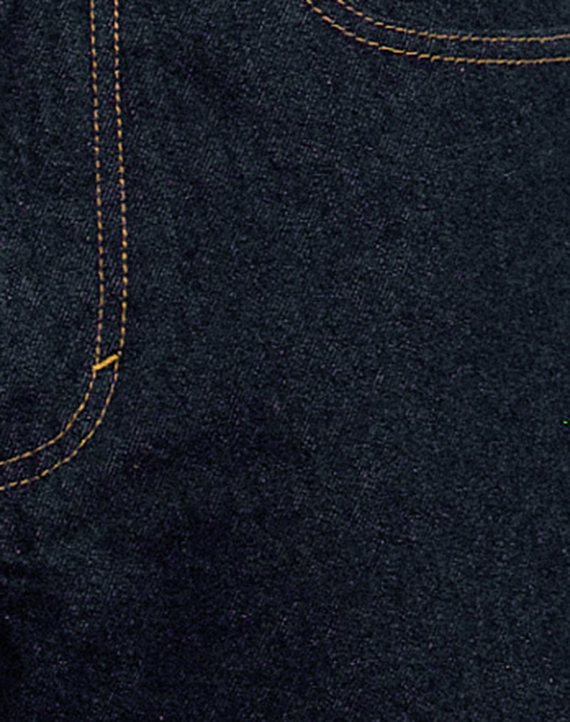 Low Rise Skater Short in Indigo