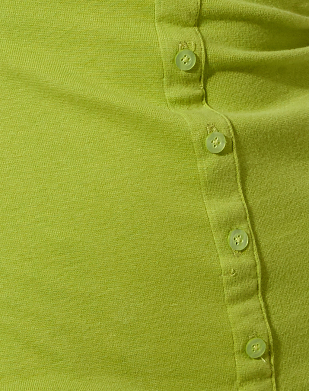 Luita Mini Dress in Rib Leaf Green