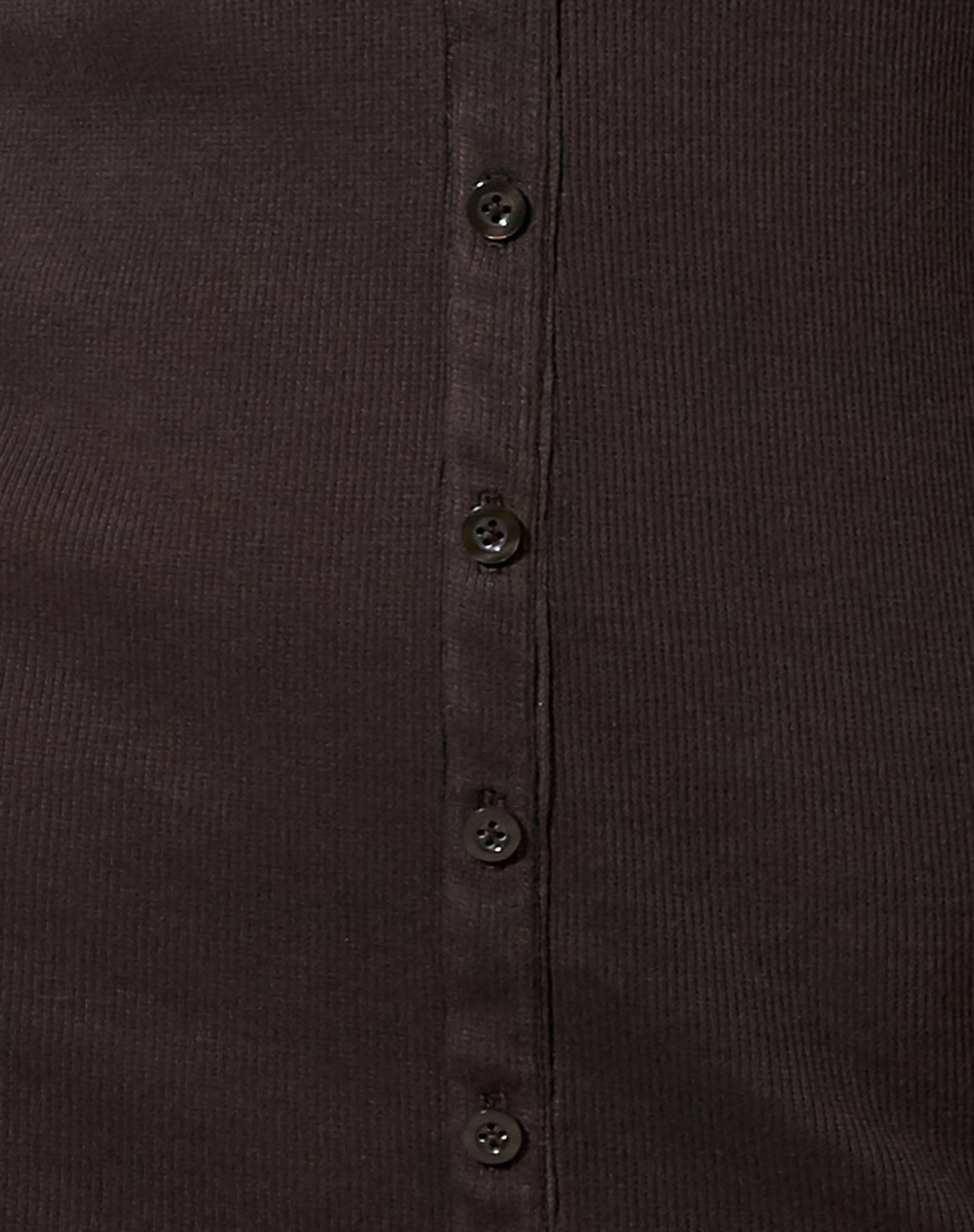 Luiza Mini Dress in Rib Blackened Pearl