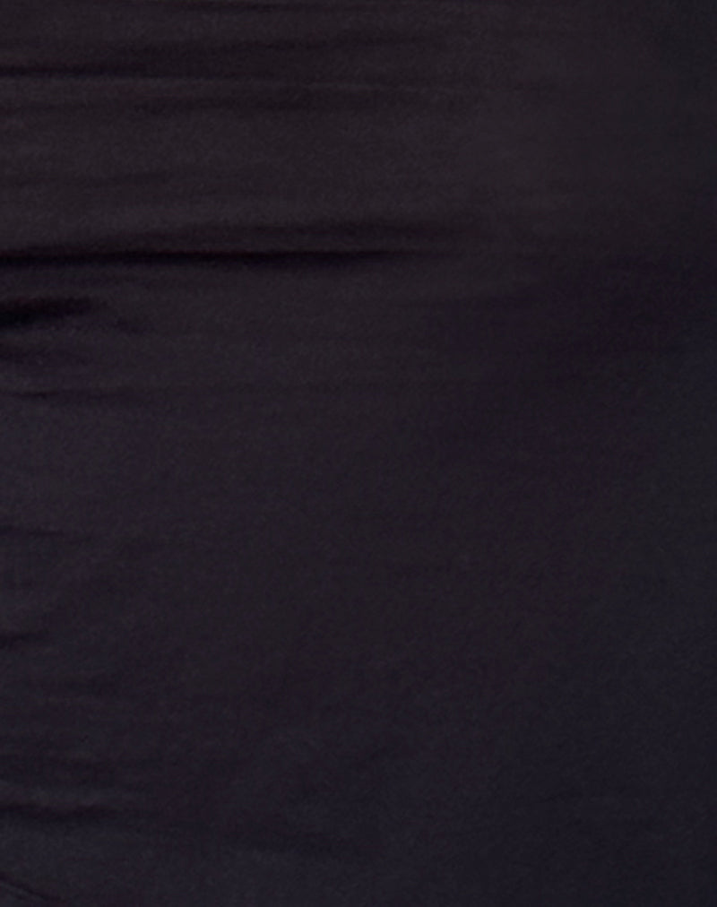 Lunica Long Sleeve Top in Tissue Jersey Black