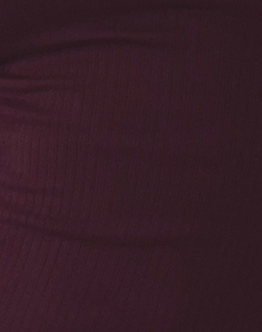 Mabel High-Neck Long Sleeve Ribbed Top in Oxblood