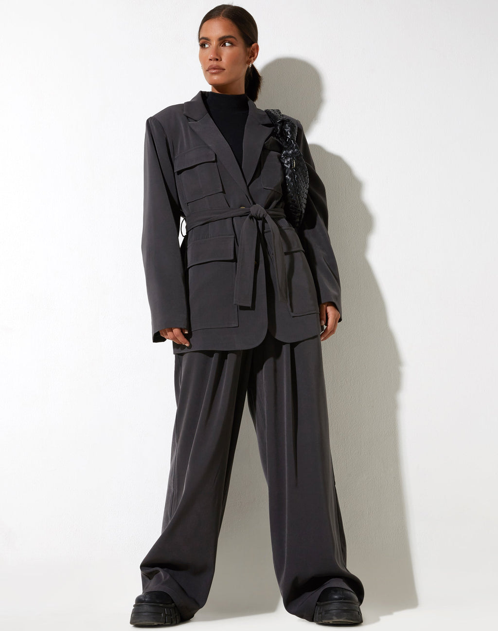Magawa Blazer in Tailoring Charcoal