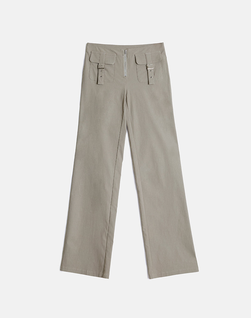Maite Pocket Trouser in Tailoring Taupe