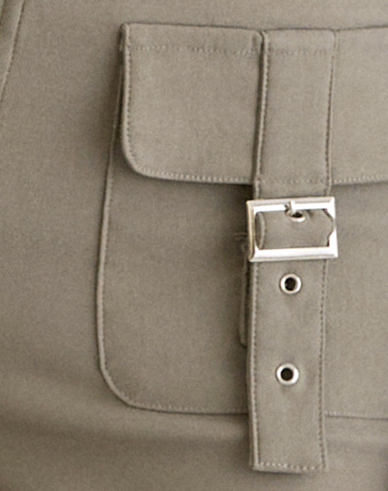 Maite Pocket Trouser in Tailoring Taupe