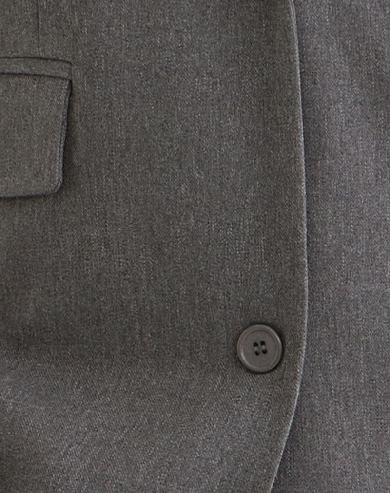 Maiwa Textured Tailoring Blazer in Charcoal
