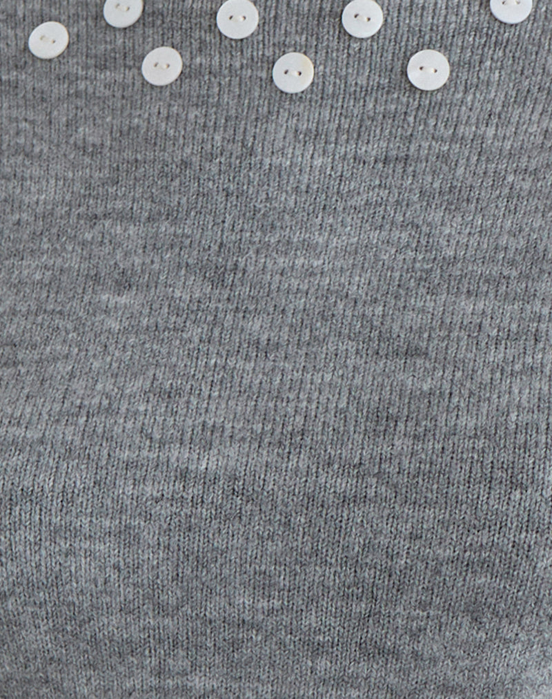 Manahi Jumper in Pearl Knit Grey