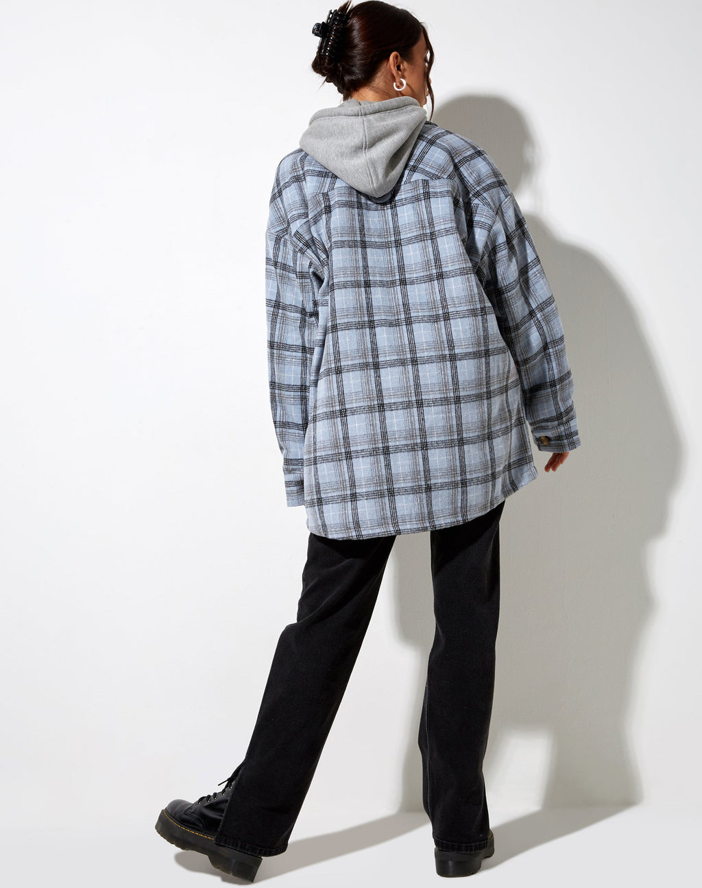 Marcella Shirt in Blue and Black Check