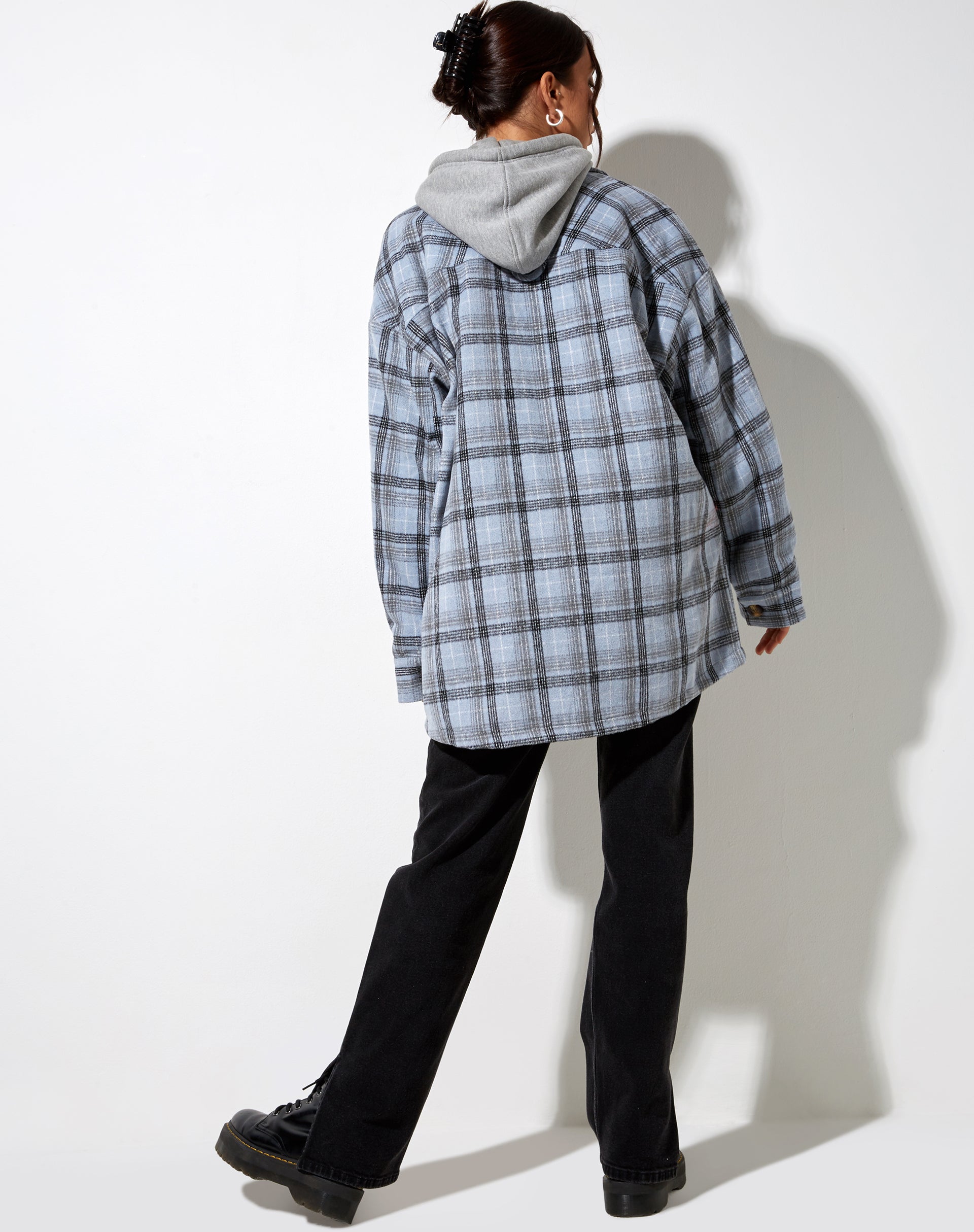 Marcella Shirt in Blue and Black Check