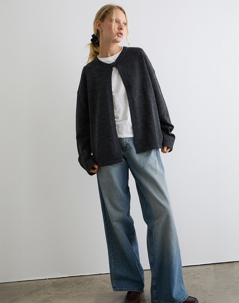 Maureen Cardigan in Dark Grey