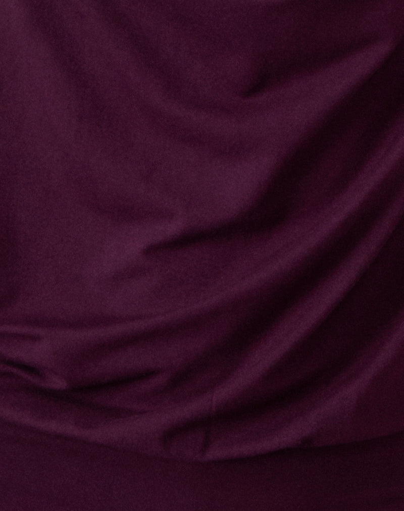 Mayla Backless Jumpsuit in Fig