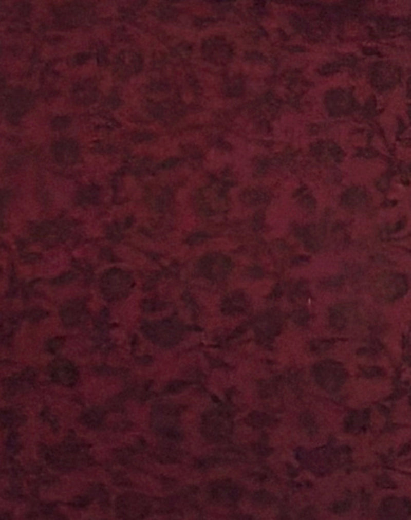 Melva Mini Dress in Ditsy Flock Burnt Maroon