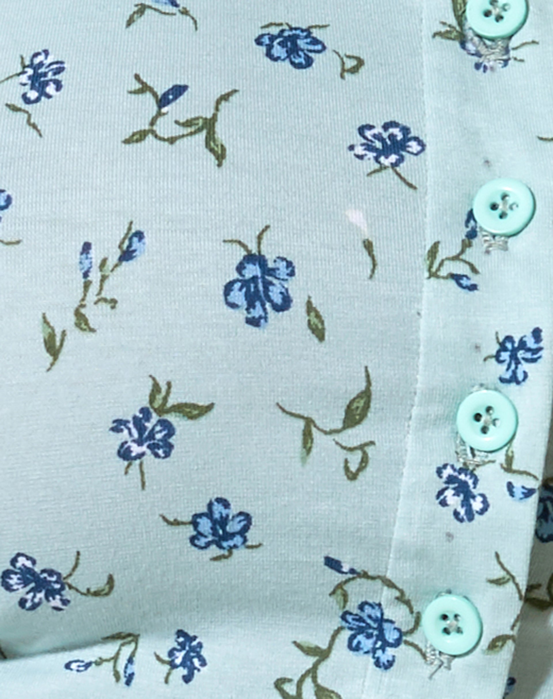 Mieye Crop Top in Pretty Petal Green