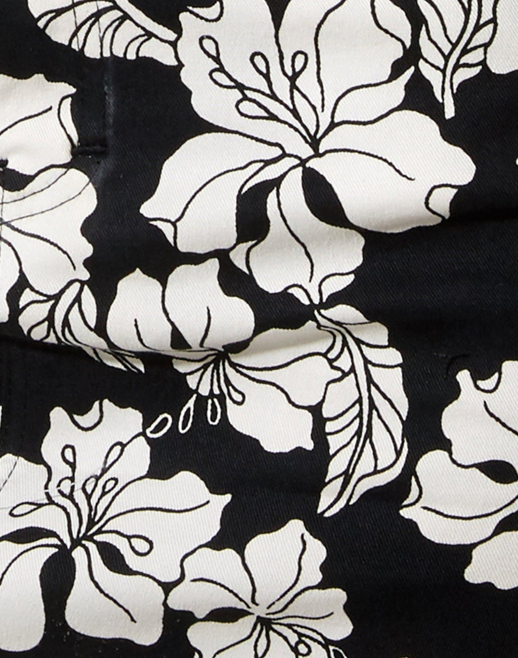 Bucket Hat in Vacation Black White