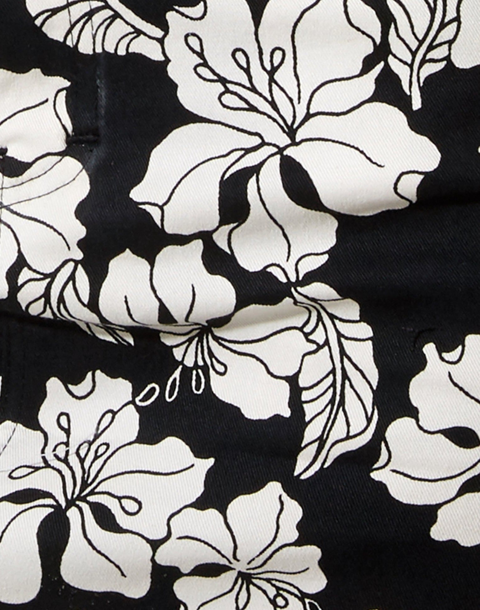 Bucket Hat in Vacation Black White