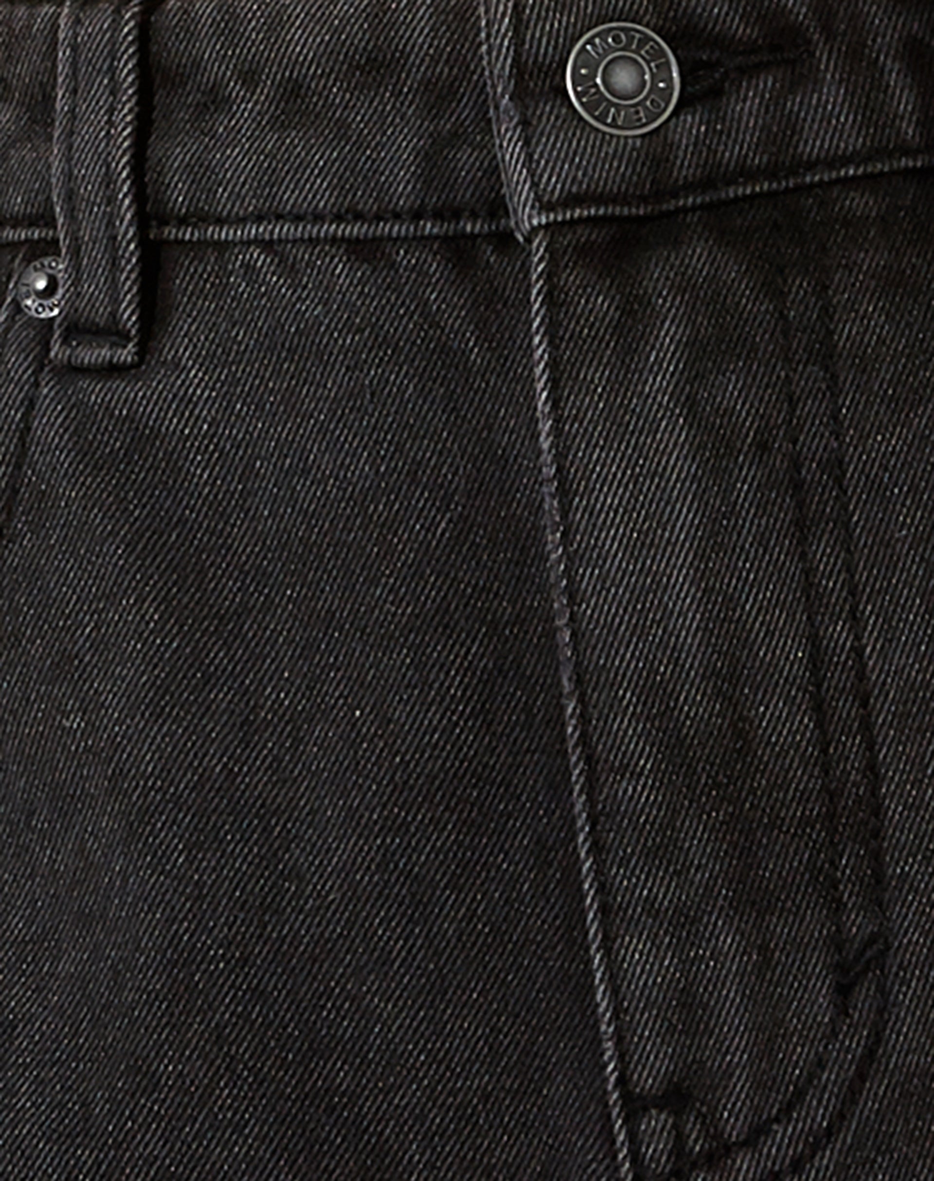 Mom Denim Shorts in Black Wash