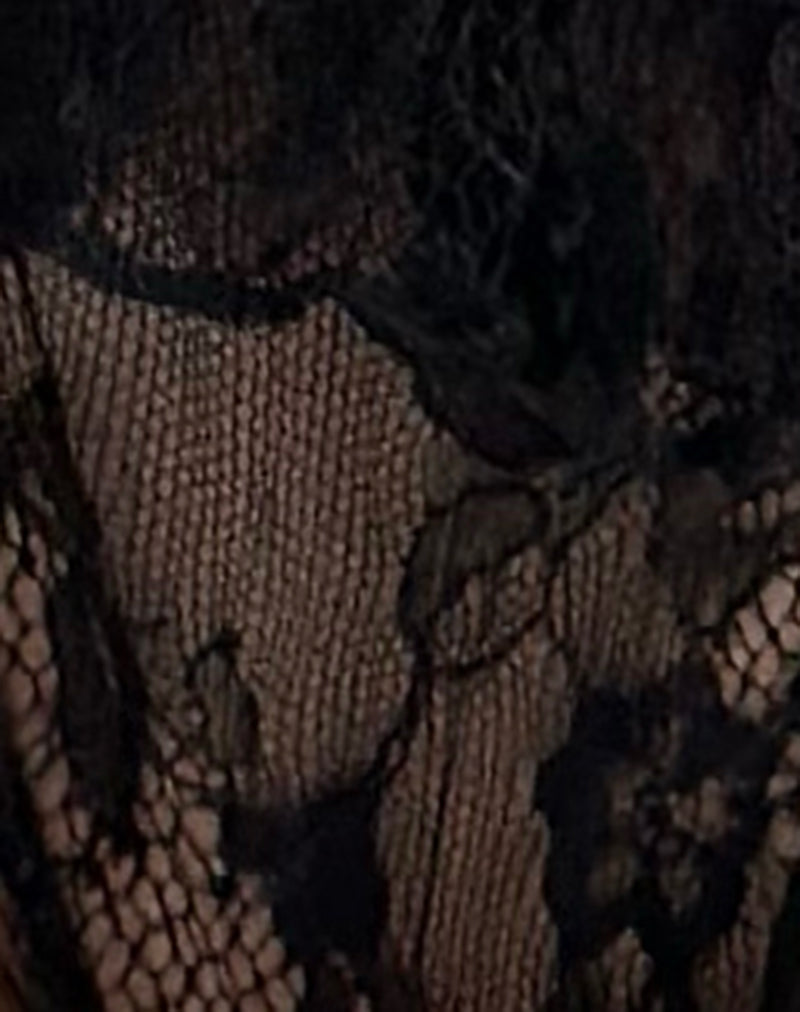 Rani Thong in Lace Black