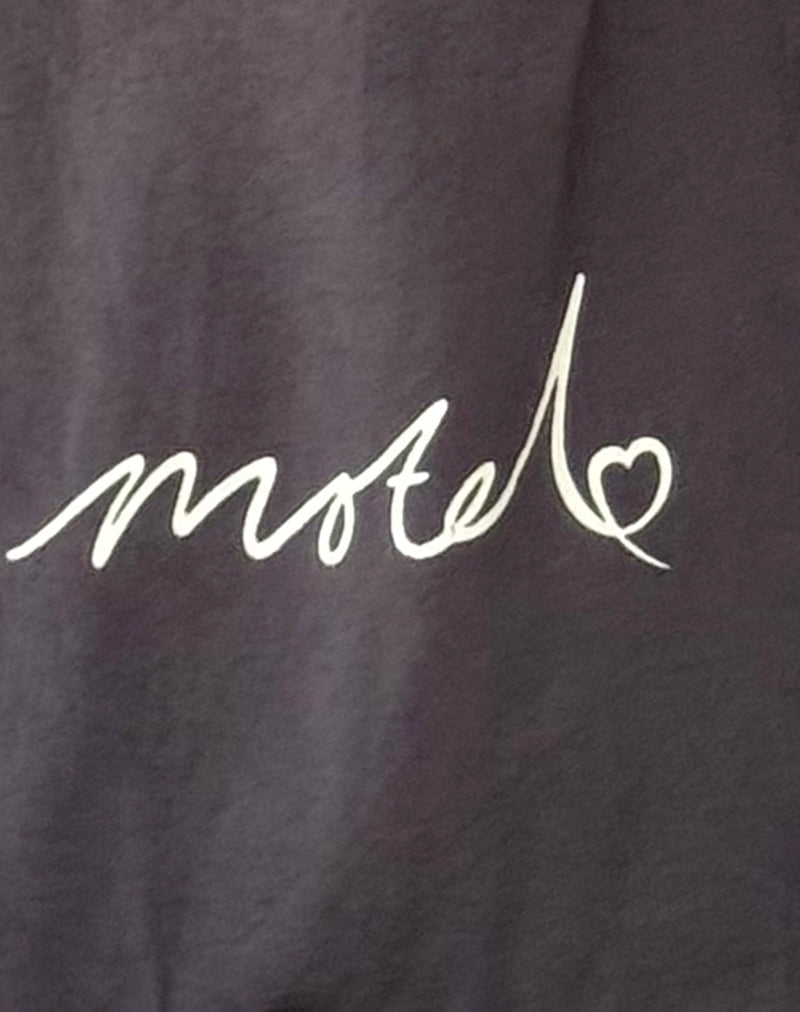 Nola Totebag in Beluga with Motel Print