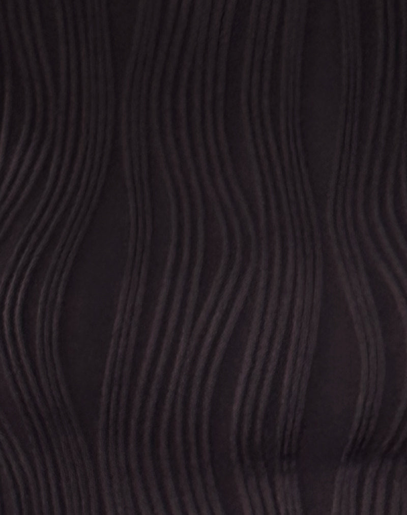 Nova Top in Crinkle Black